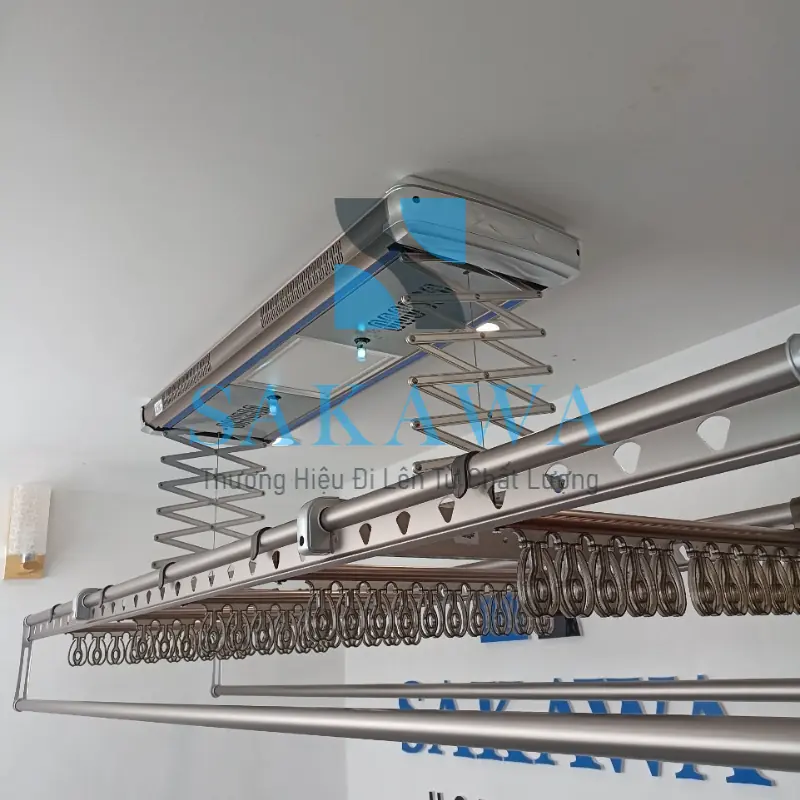 Giàn phơi điện tử sakawa SD905