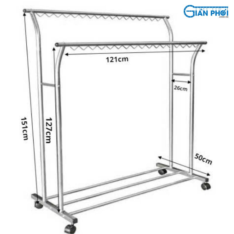 Giàn phơi quần áo ZA-09-01