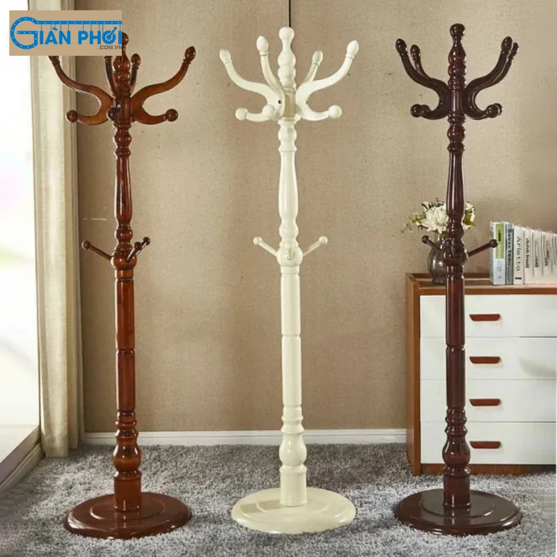 Cây treo quần áo bằng gỗ Hoà Phát HG - 903