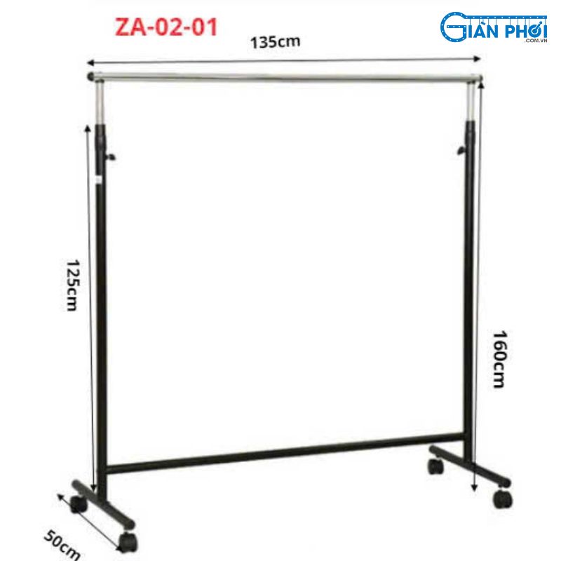 Giàn phơi quần áo inox ZA-02-01