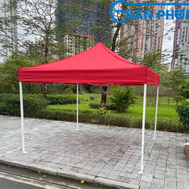 Nhà Bạt Ngoài Trời 3x3m Màu Đỏ