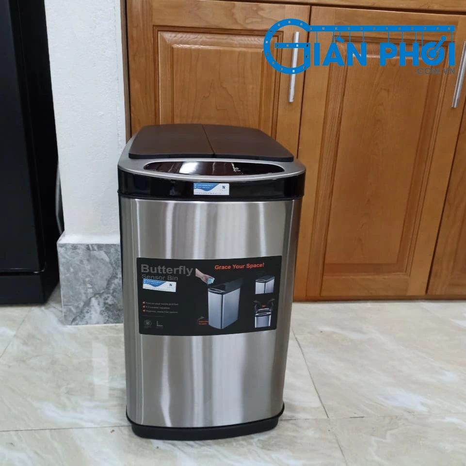 Thùng Rác Thông Minh Nhập Khẩu Nhật Bản Sakawa ST620 Chữ Nhật 20l