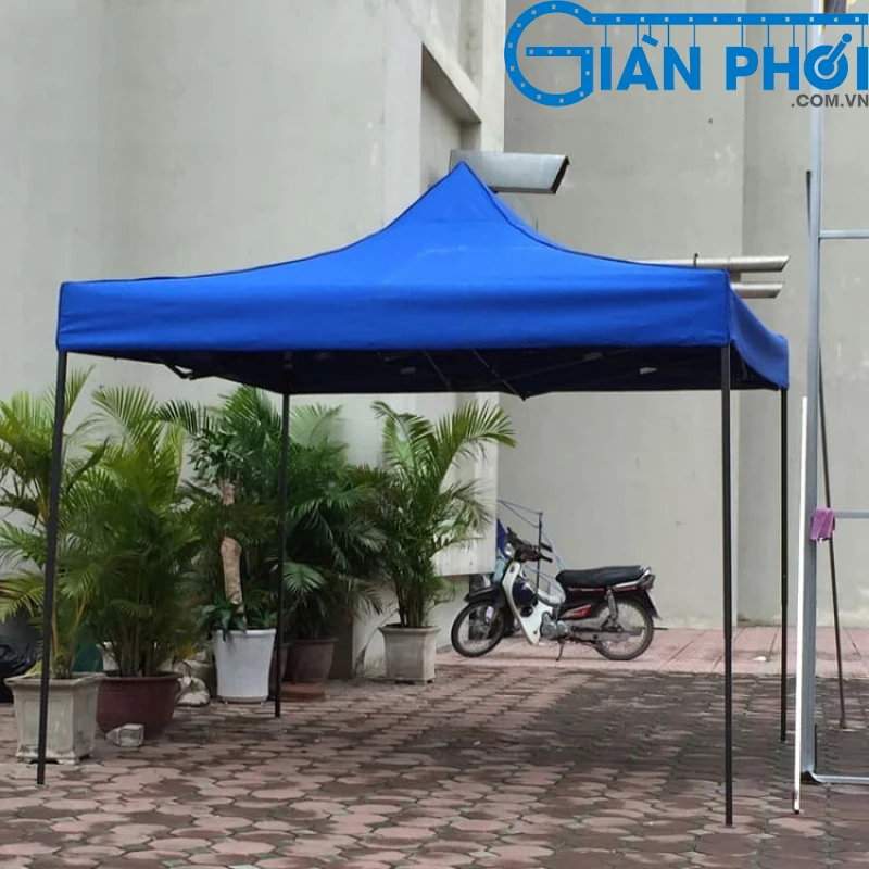 Nhà Bạt Mini 2mx2m Màu Xanh