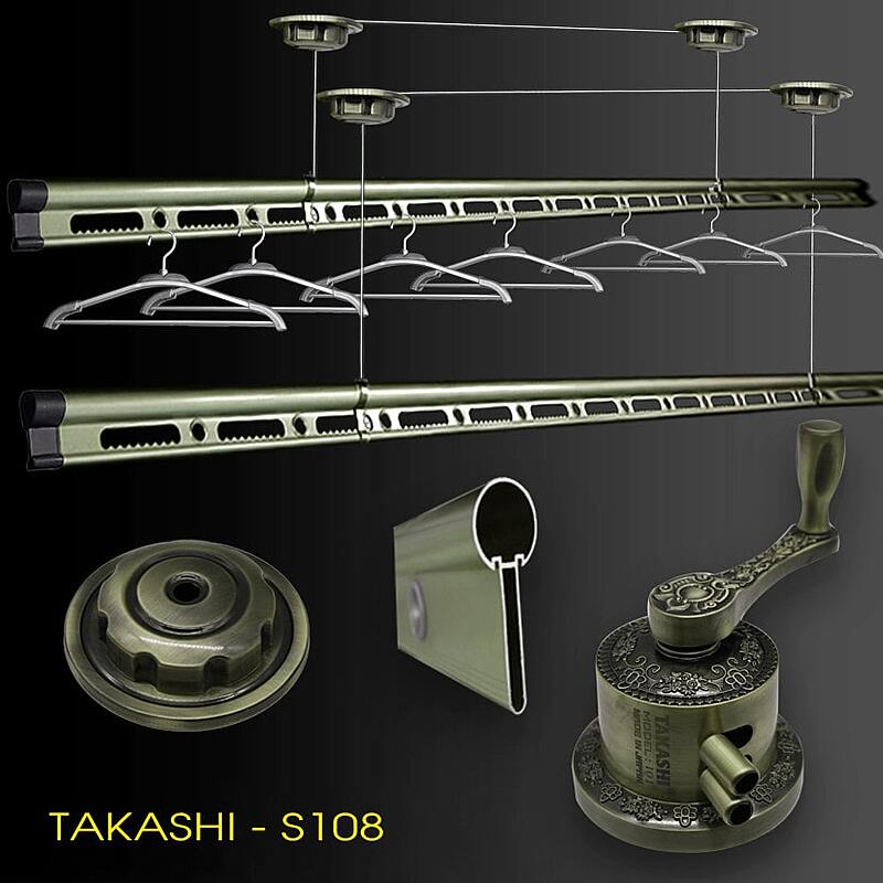 Giàn phơi quay tay nhập khẩu nhật bản takashi s108