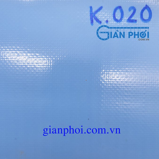 Bạt che nắng hệ rút thông minh korea k020 màu xanh nước biển